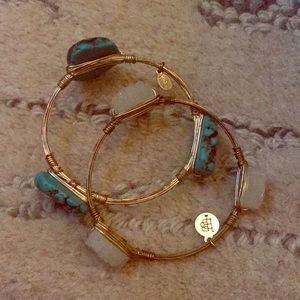 TWO Wire and Stone Bracelets ✨✨